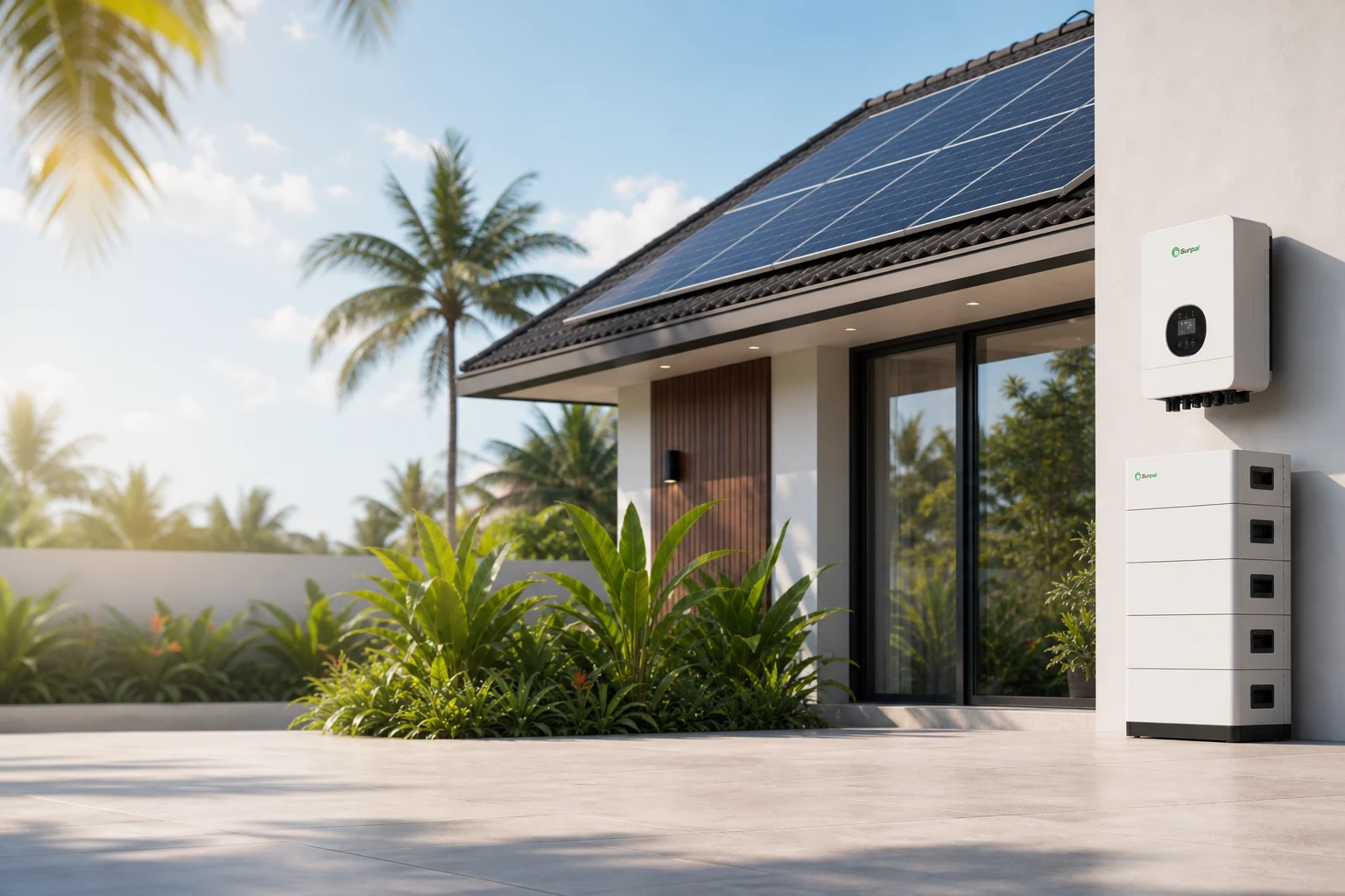Sunpal home solar and storage system