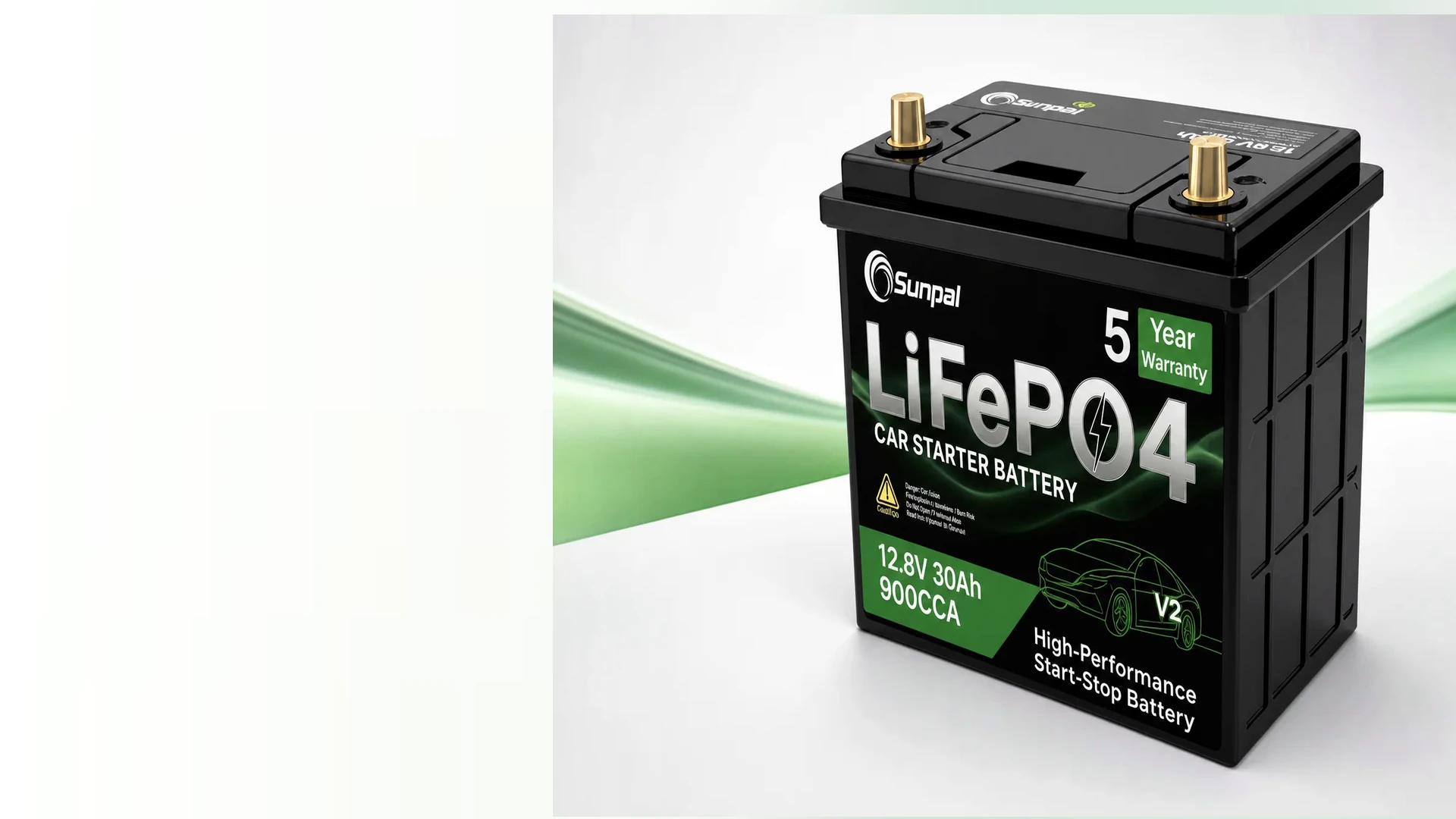 Sunpal LiFePO₄ car starter batteries