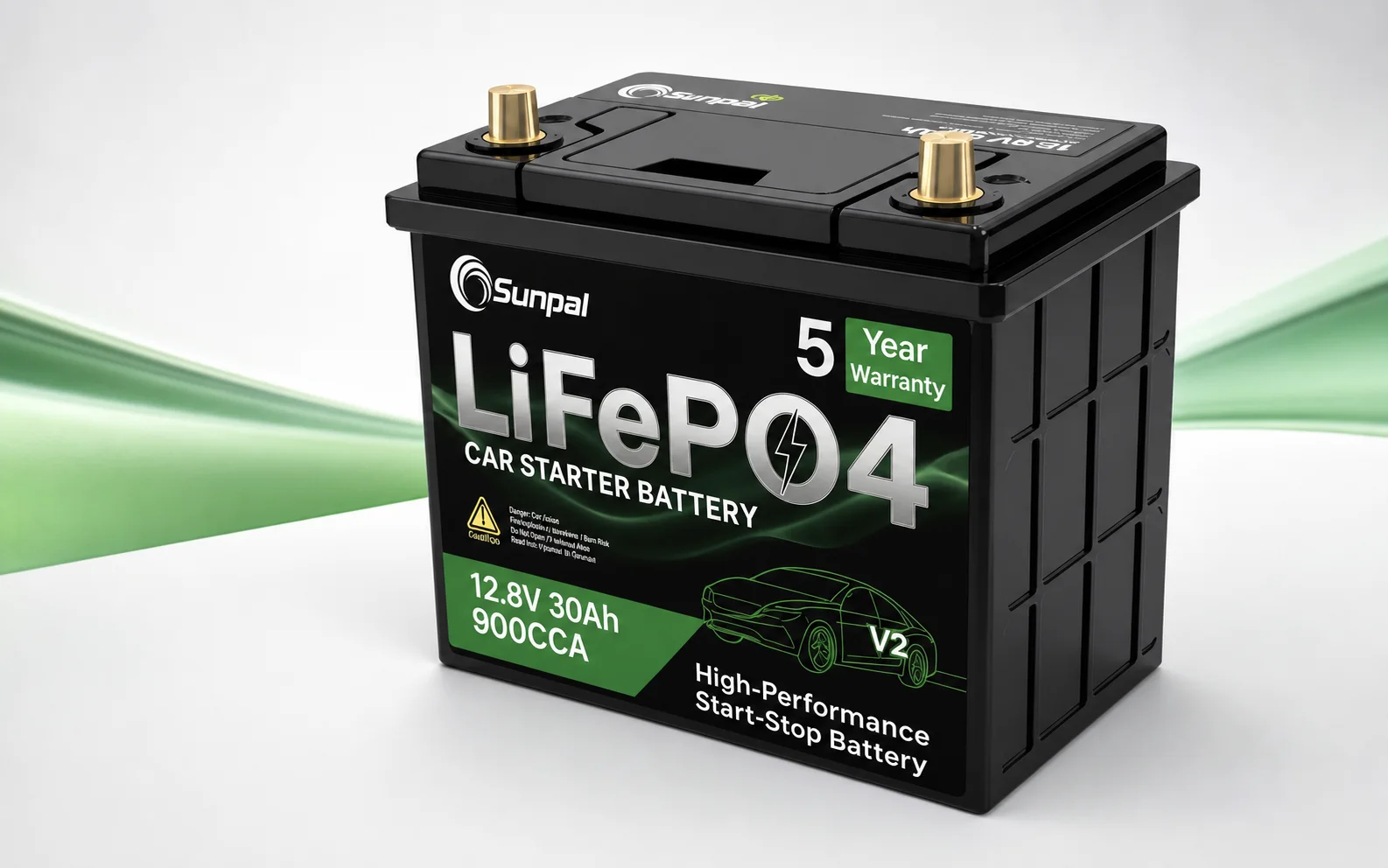 Sunpal LiFePO4 car starter battery