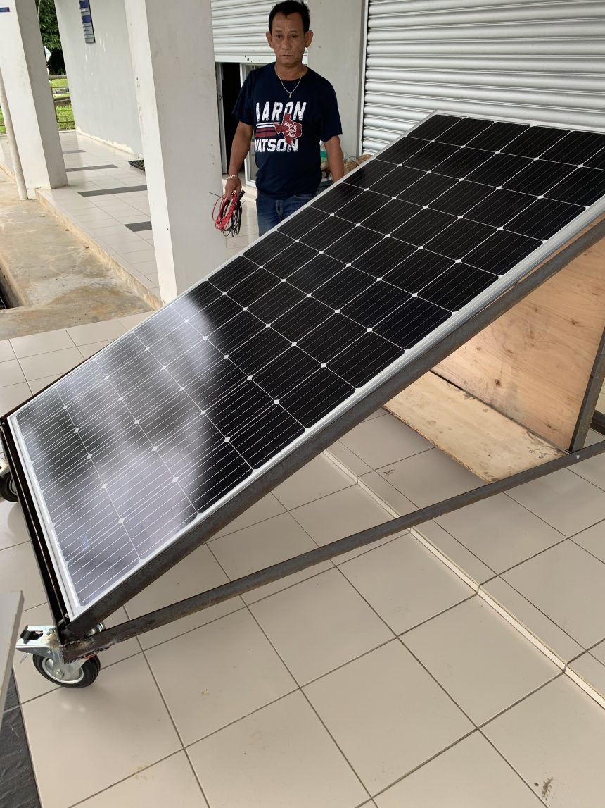Portable Solar Panel System by UITM Malaysia Sunpal Solar