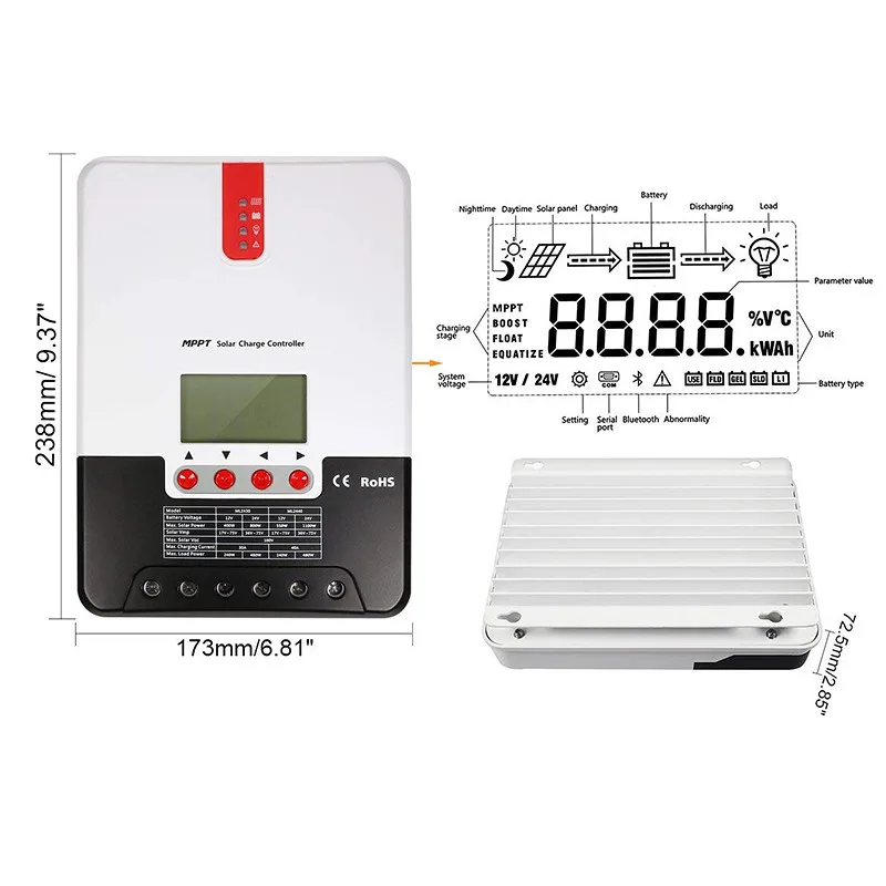Sunpal MPPT Solar Charge Controller 30A - Image 8