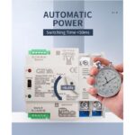 GEYA W2R ATS 2P Automatic Transfer Switch Uninterrupted Power Controller Selector Switches 63A 100A 220V