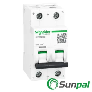 Schneider A9 IC65N DC Circuit Breaker 2P 20A | Reliable DC Air Switch Protection