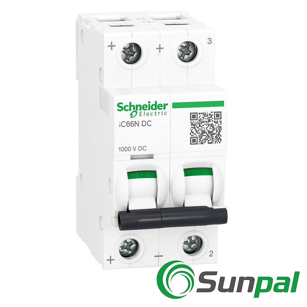 Sunpal Schneider A9 Ic65n Dc Circuit Breaker 2p 20a Reliable Dc Air Switch Protection