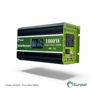 Sunpal 1000W 12V 220V Pure Sine Wave Inverter