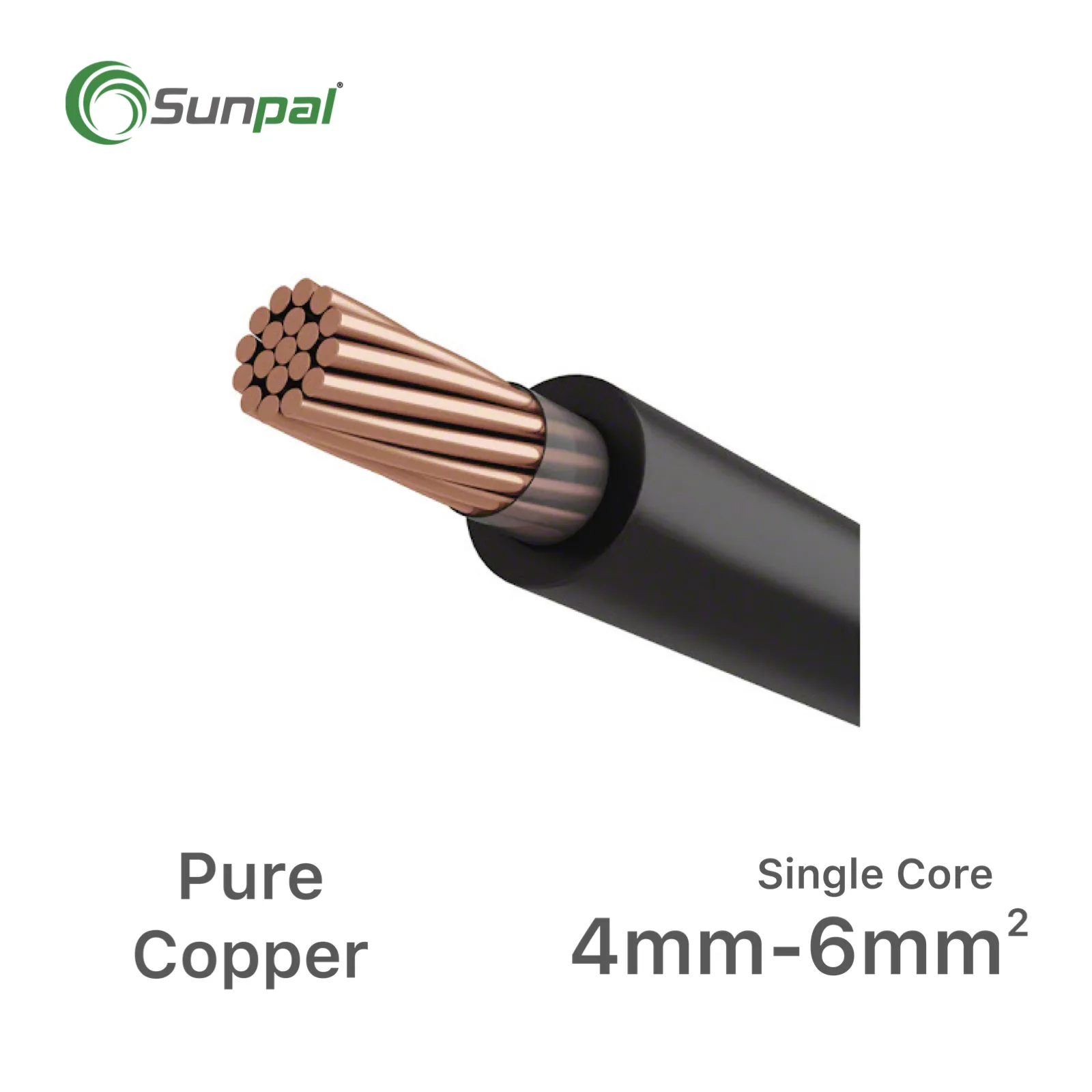 Sunpal 4mm Pure Copper Red Solar Panel Cable With Connector 10 Meters 2