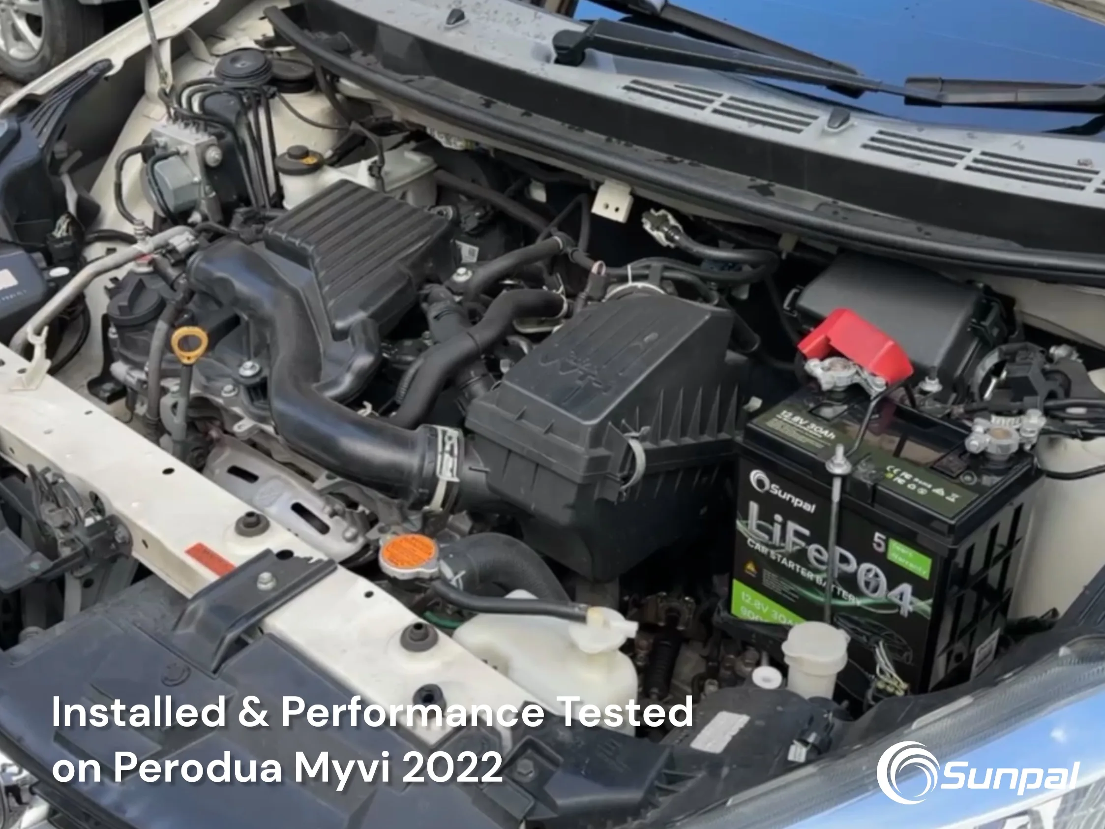 Sunpal 12V 30Ah LiFePO4 Lithium Car Battery 900cca High Performance Starter Battery Malaysia
