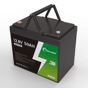 Sunpal 12V 50Ah LiFePO4 Lithium Battery – Deep Cycle, Smart BMS