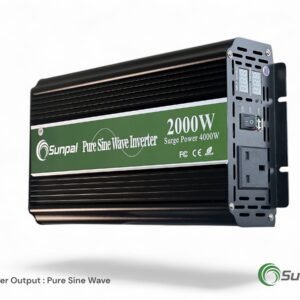 Sunpal 2000W 12V 24V 220V Pure Sine Wave Inverter